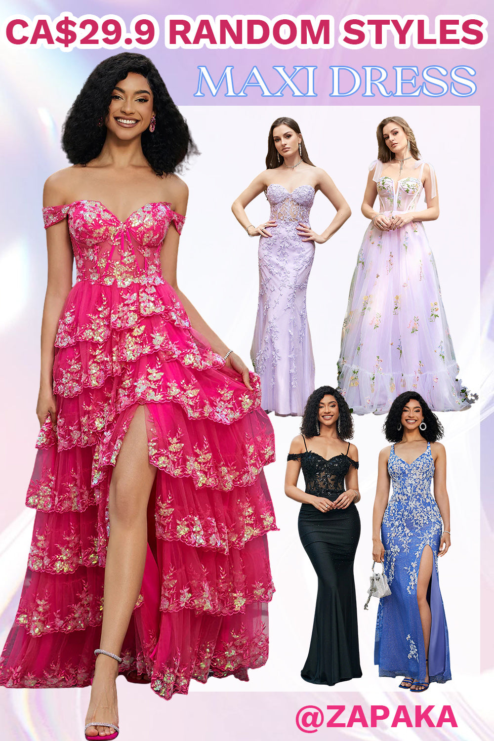 Flash Sale-Random Prom Dress - CA$29.9