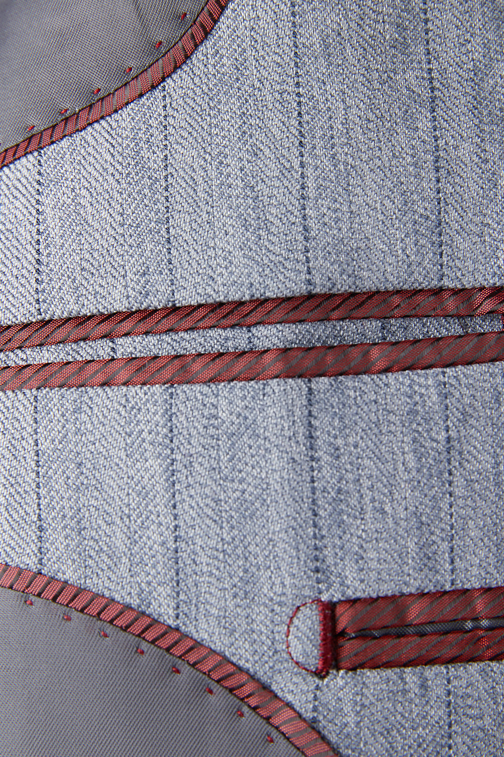 Grey 3 Pieces Peak Lapel Men's Suits