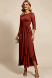 Twilight Sheath Chiffon Ankle Length Mother of the Bride Dress