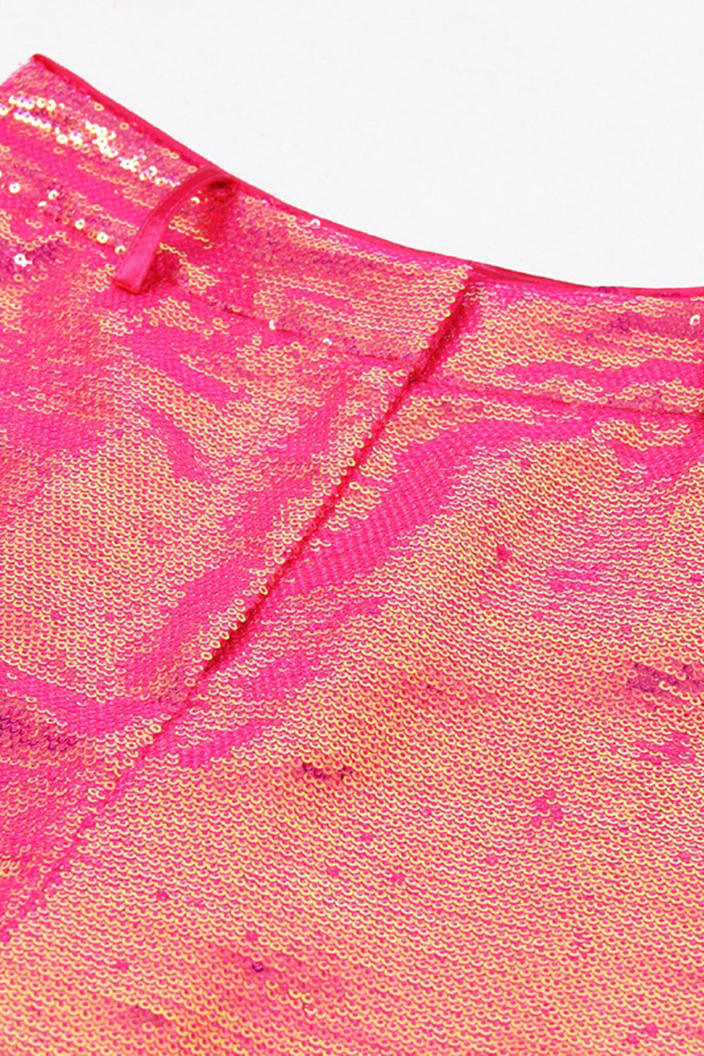 Sparkly Fuchsia 2 Piece Peak Lapel Women Suits with Pockets
