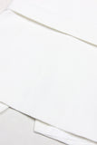 White Peak Lapel Sleeveless Satin Women Blazer