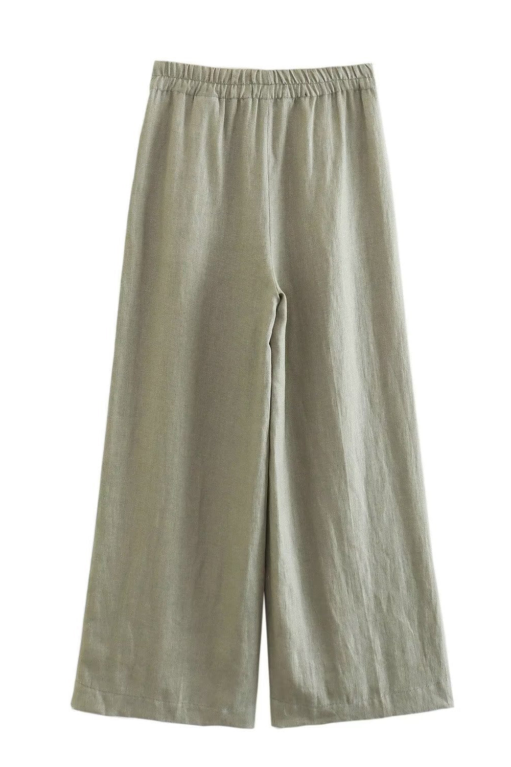 Grey Green 2 Piece Notched Lpael Sleeveless Women Prom Suits