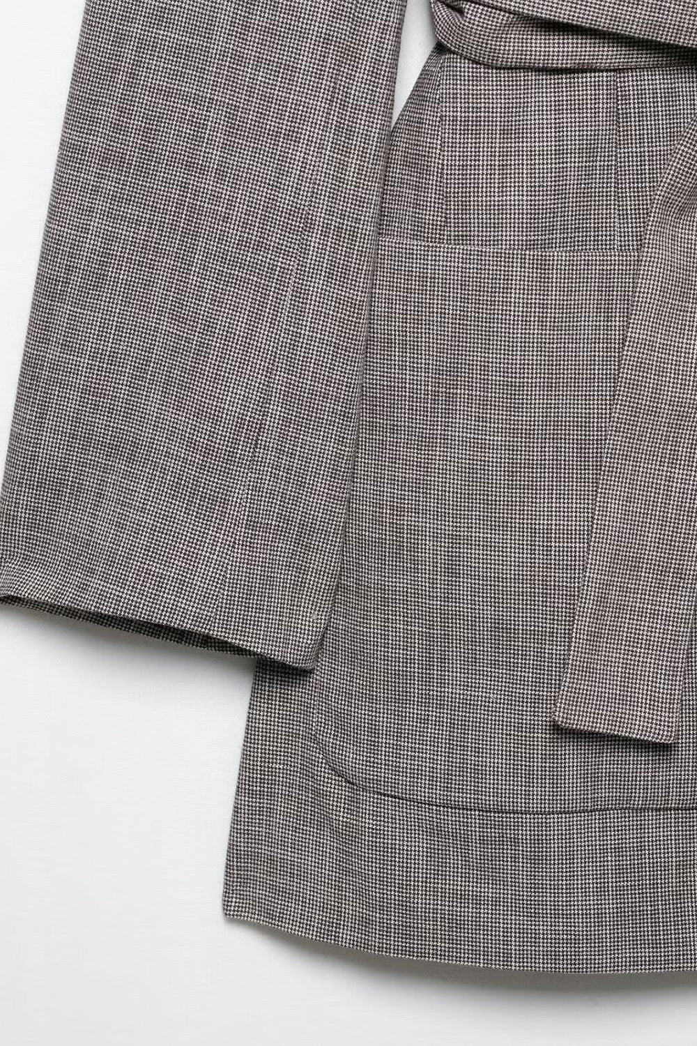 Grey 2 Piece Notched Lapel Women Prom Suits with Belts