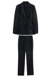 Black 2-Piece Notched Lapel Women Prom Suits