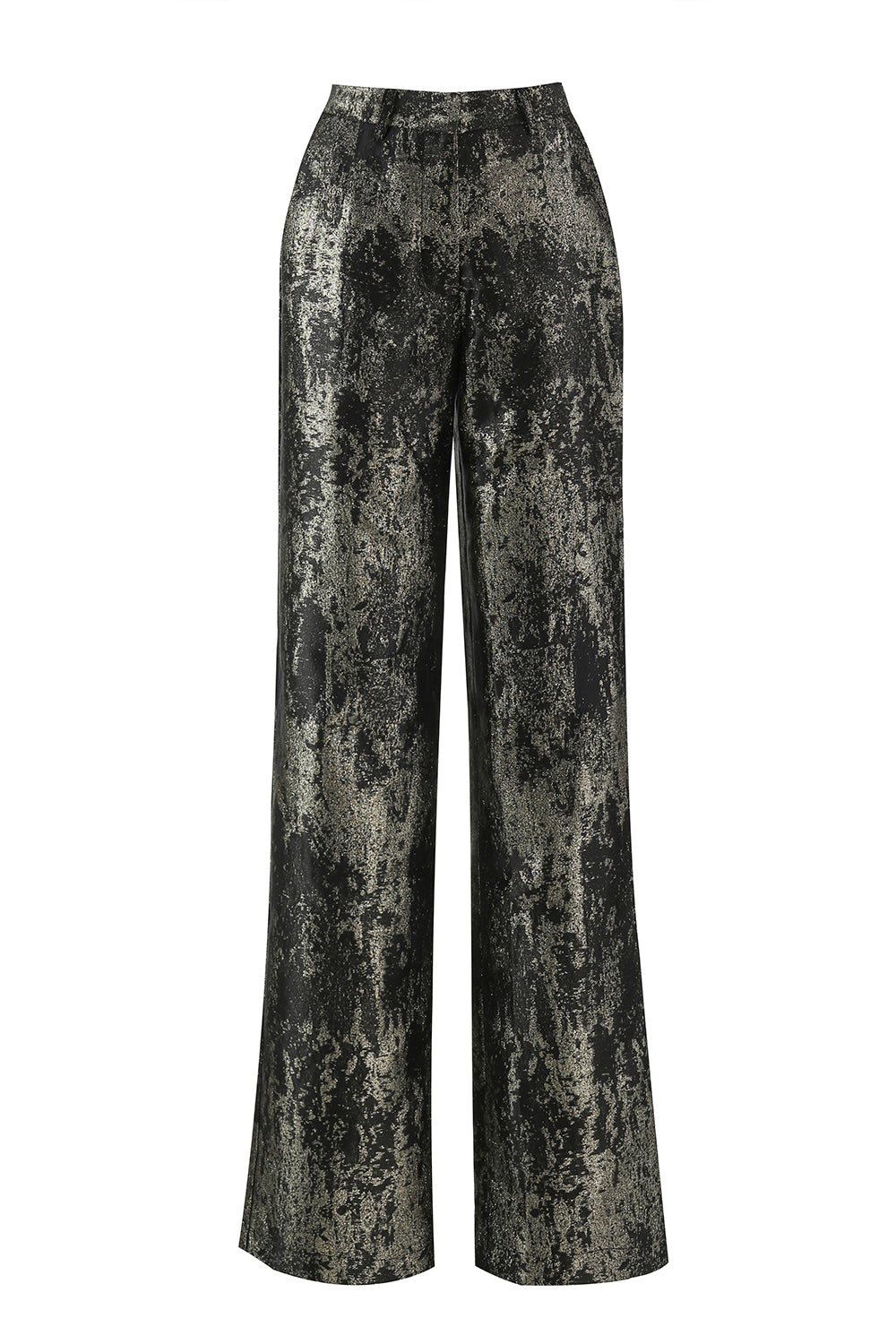 Black and Gold 2 Piece Peak Lapel Double Breasted Women's Prom Suit