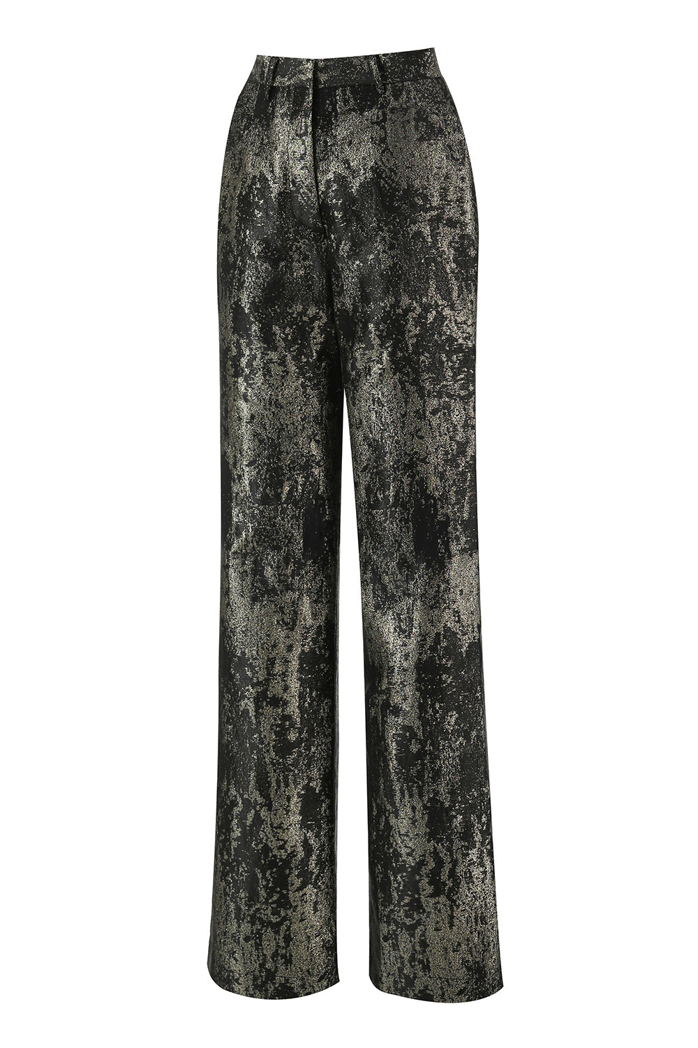 Black and Gold 2 Piece Peak Lapel Double Breasted Women's Prom Suit