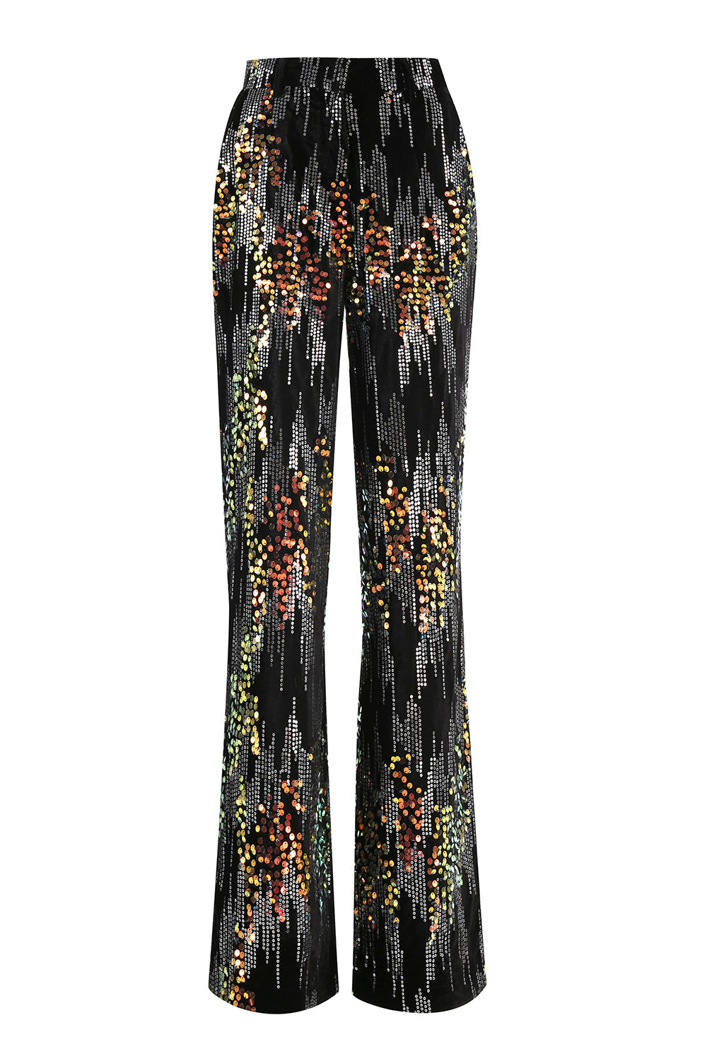 Sparkly Black Peak Lapel 2 Piece Women's Prom Suit