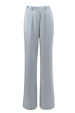 Dusty Blue Peak Lapel 2 Piece Women's Suit with Sash