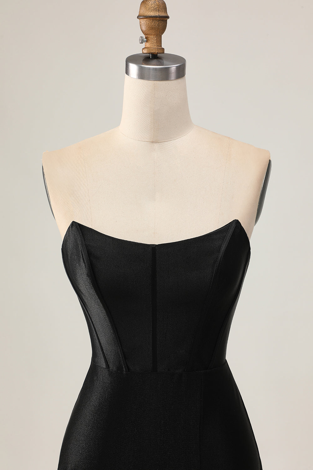 Black Corset Bodycon Cut Out Beaded Cocktail Dress