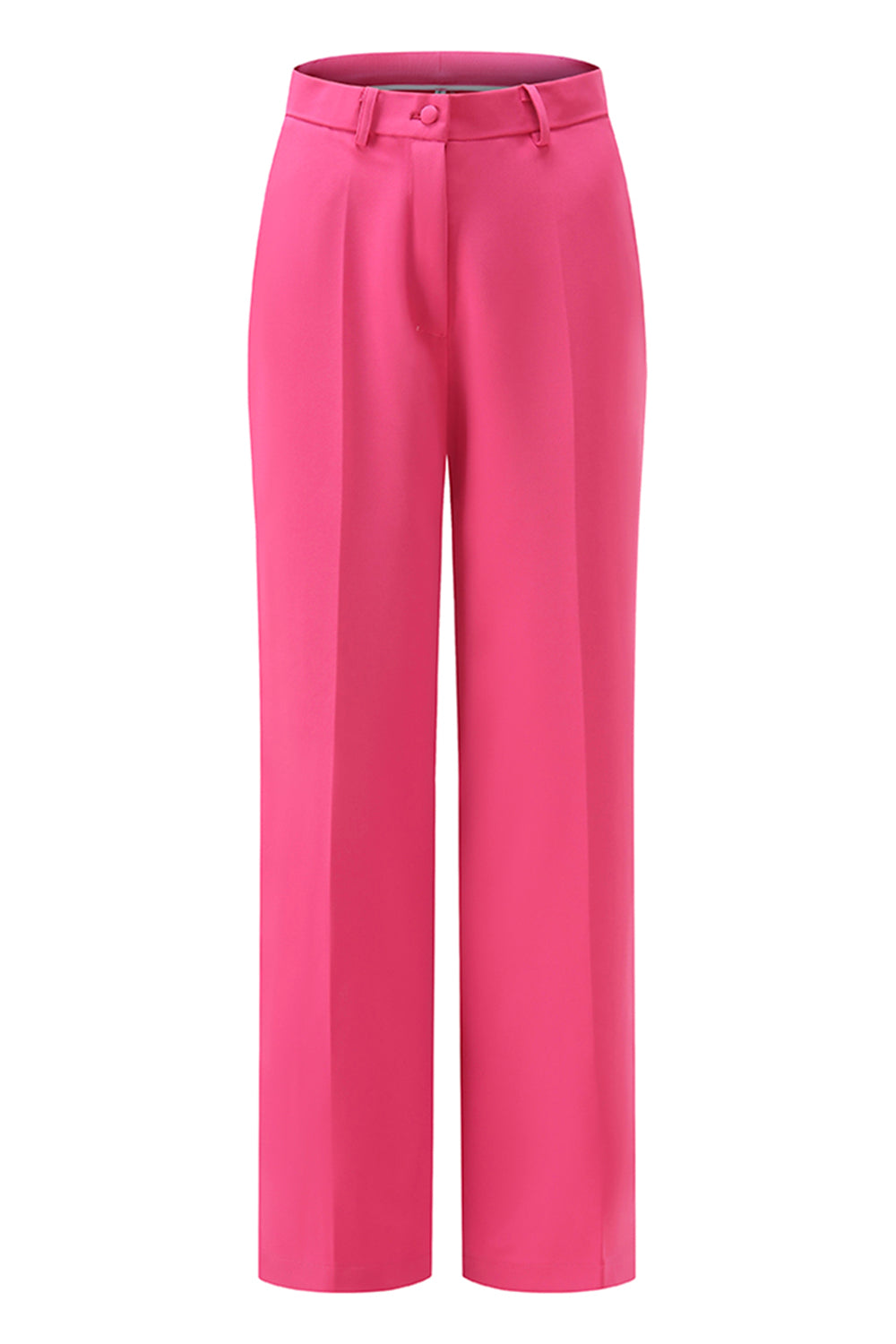 Fuchsia Peak Lapel 2-piece Women Suits with Buttons