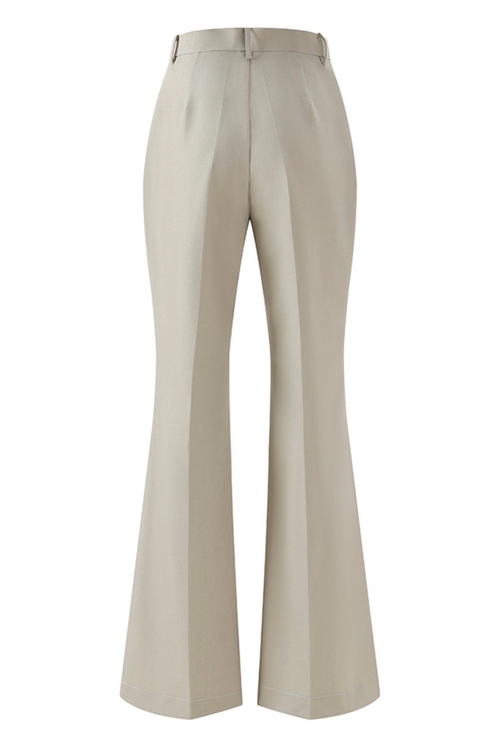 Grey Green Slim Fit 2-piece Women Suits with Button