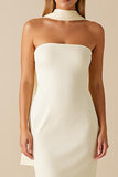 Daffodil Mermaid Strapless Ruffled Formal Dress