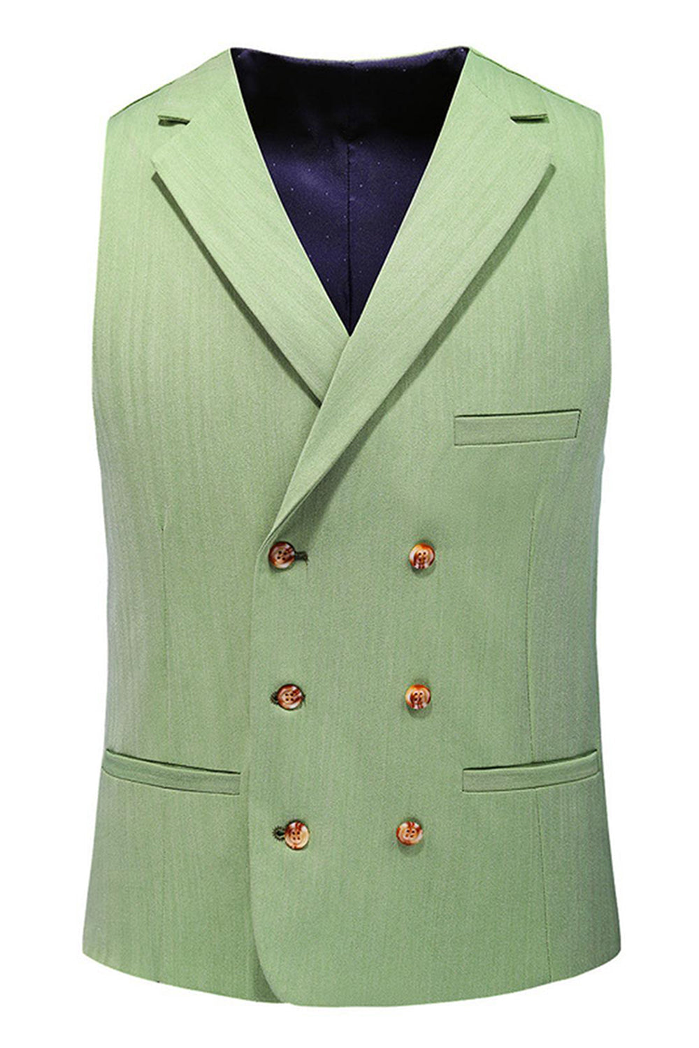 Light Green Notched Lapel 3 Pieces Men's Formal Suits