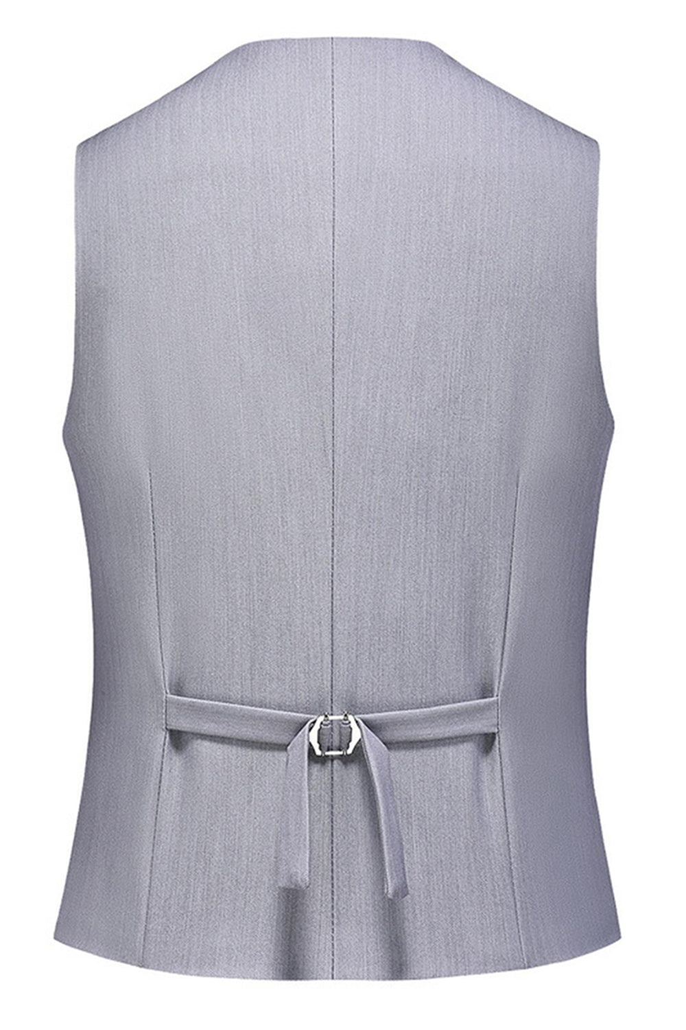 Light Grey 3 Pieces Notched Lapel Men's Formal Suits