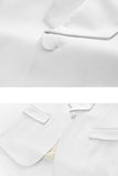 White 3 Pieces Shawl Lapel Men's Wedding Suits