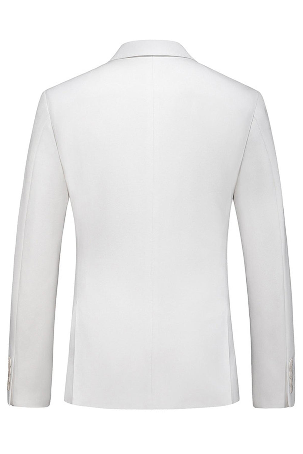 Black Peaked Lapel 3 Pieces Satin Men's Prom Suits