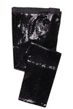 Black Sequins 2 Piece Peak Lapel Men's Prom Suits