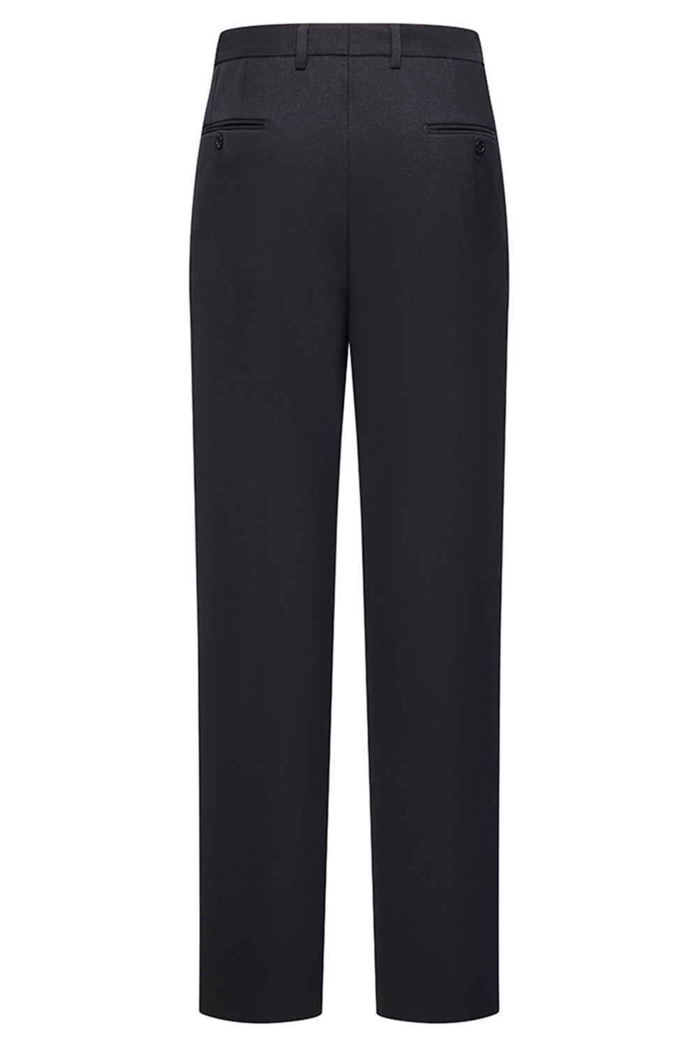 Slim Fit Black 2 Piece Double Breasted Peak Lapel Men's Suits