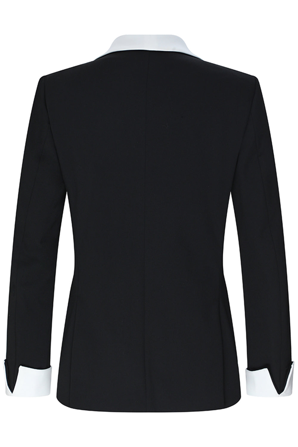 Black 2 Piece Shawl Lapel One Button Men's Suits