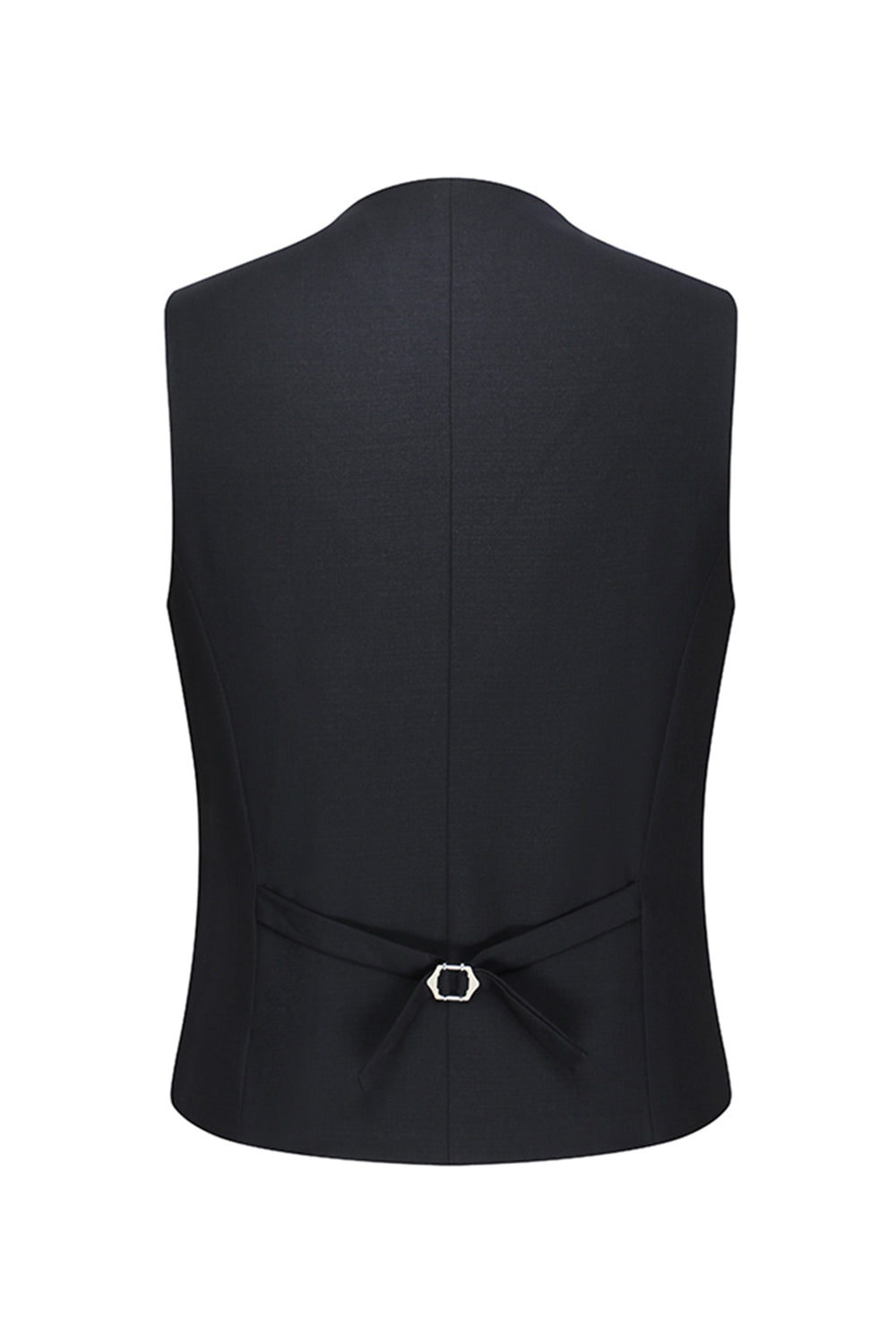 Black Peak Lapel Single Breasted 3 Piece Men's Suits