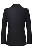Single Breasted Notched Lapel Black 3 Piece Men's Suits