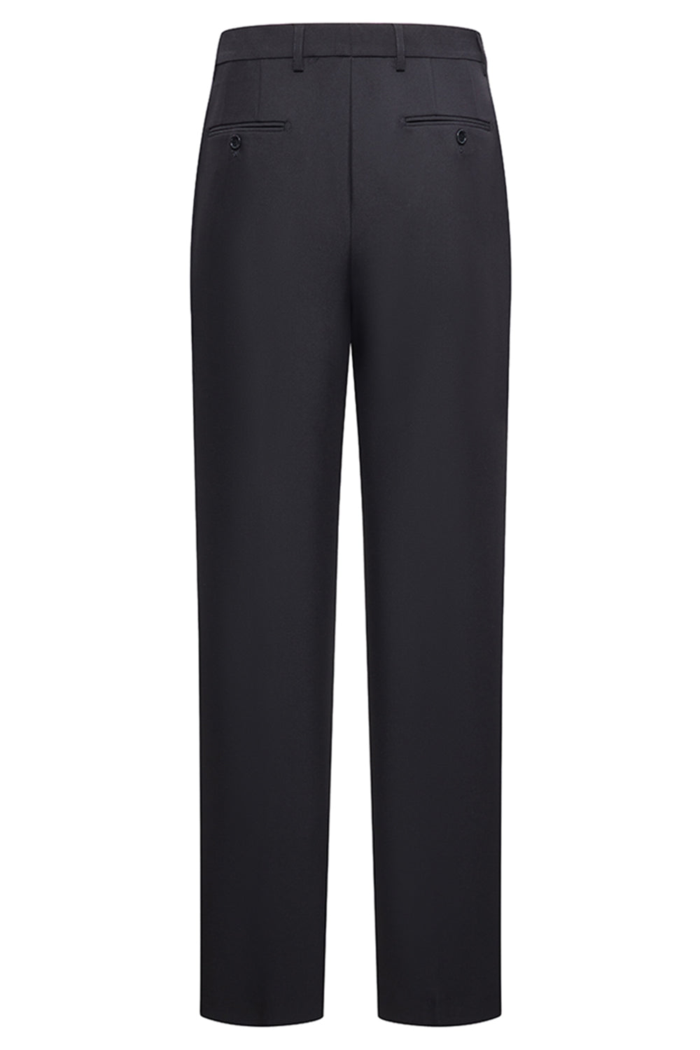 Single Breasted Notched Lapel Black 3 Piece Men's Suits