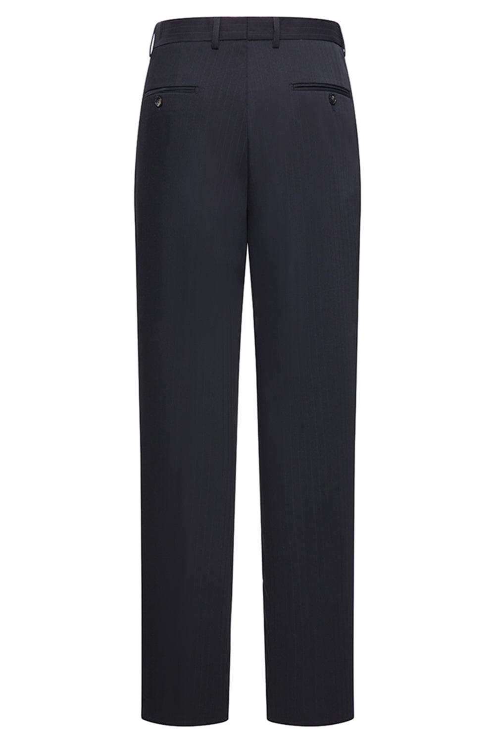 Peak Lapel 3 Piece One Button Slim Fit Black Men's Wedding Suits