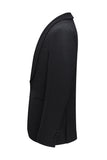 Shawl Lapel Black 3 Piece One Button Men's Business Suits