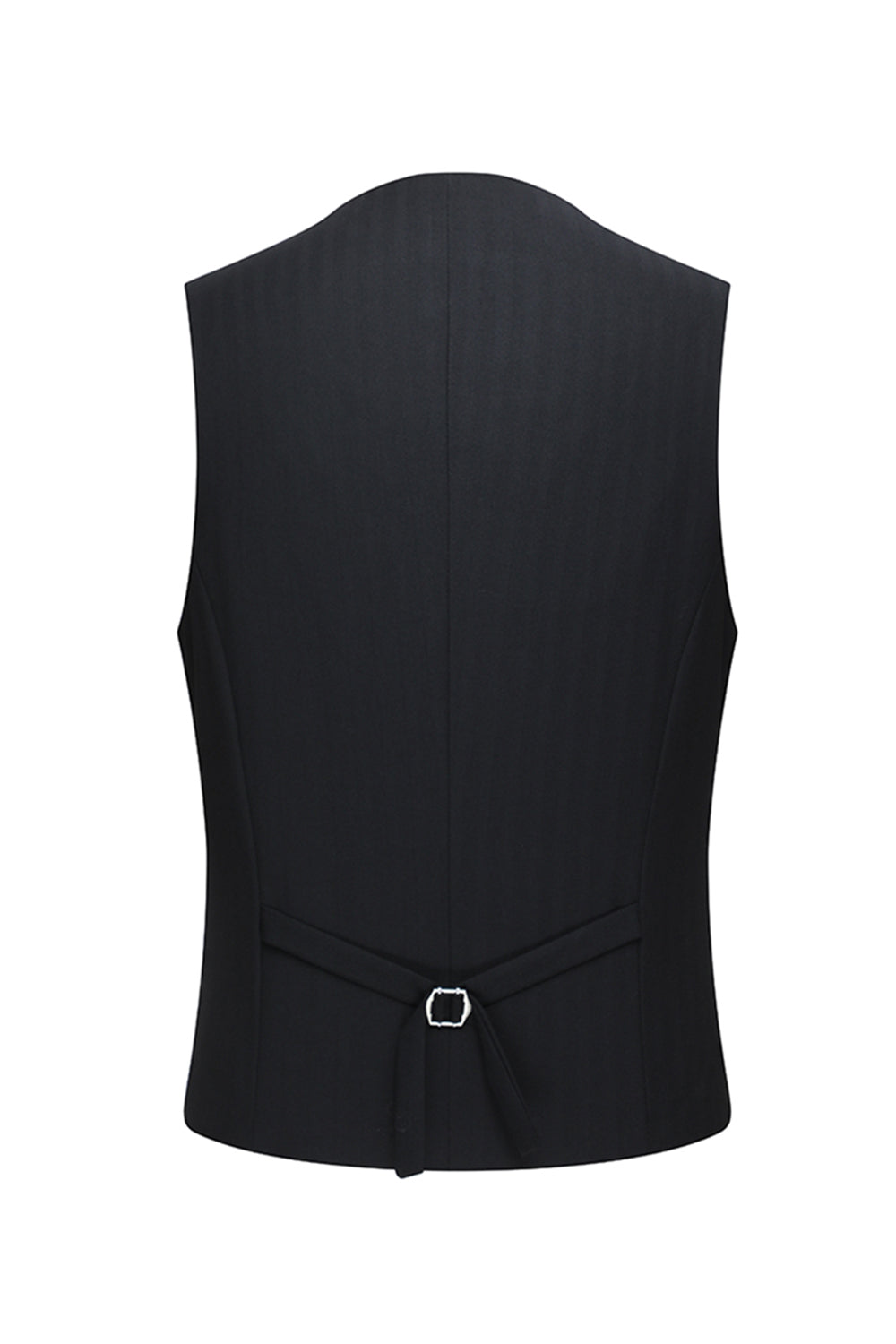 Black 3 Piece Peak Lapel Double Breasted Men's Business Suits