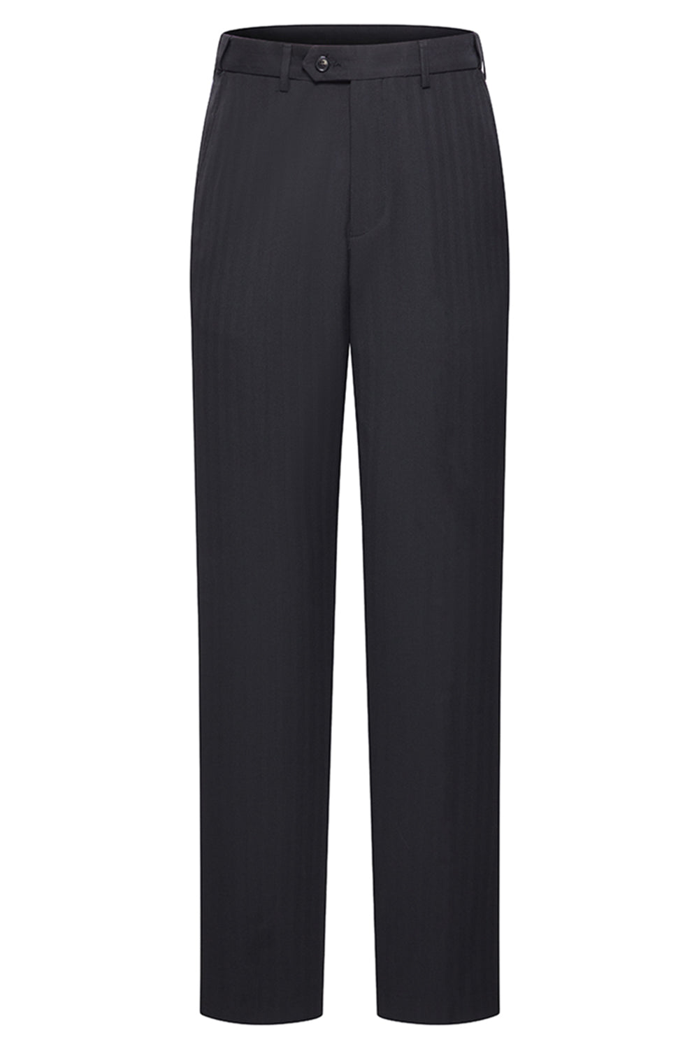 Black 3 Piece Peak Lapel Double Breasted Men's Business Suits