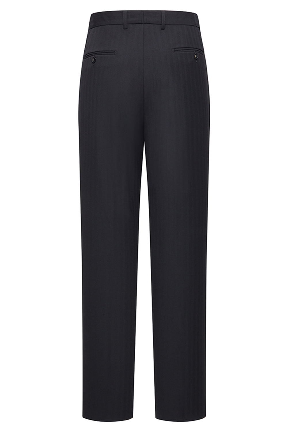 Black 3 Piece Peak Lapel Double Breasted Men's Business Suits