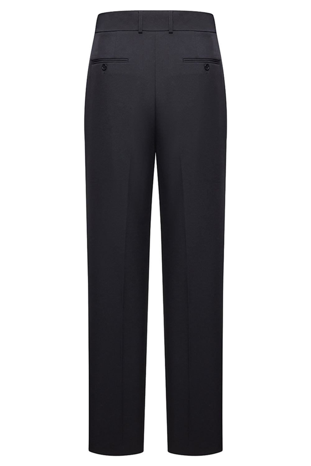 Double Breasted Black Shawl Lapel 2 Piece Men's Suits