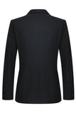 2 Piece Peak Lapel Double Breasted Black Men's Party Suits