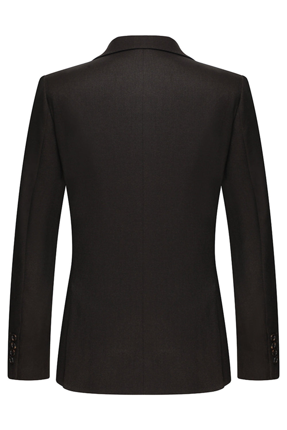 Coffee 3 Piece Single Breasted Notched Lapel Men's Business Suits