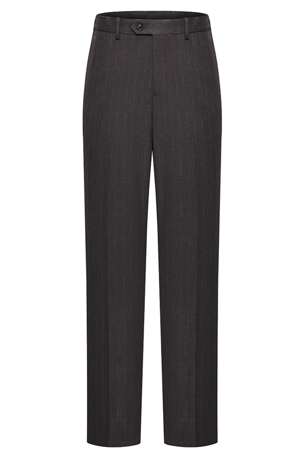 Peak Lapel 3 Piece Single Breasted Coffee Men's Suits