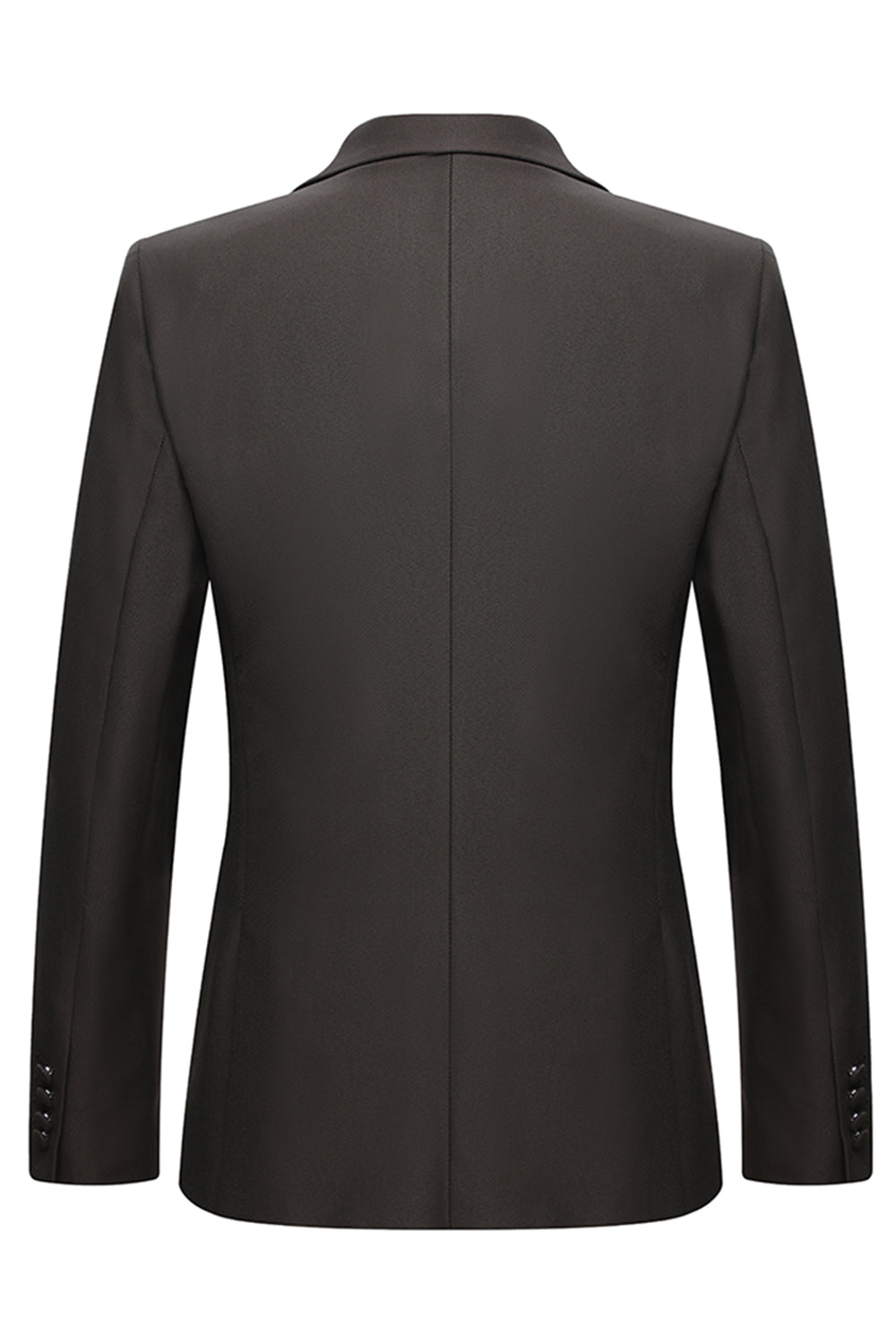 3 Piece Notched Lapel One Button Coffee Men's Suits