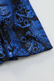 Green Shawl Lapel One Button Jacquard Men's Prom Blazer