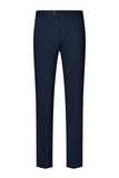 3 Piece Notched Lapel One Button Men's Navy Suits