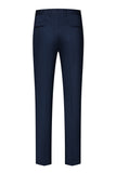 3 Piece Notched Lapel One Button Men's Navy Suits