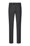 Dark Grey 3 Piece Peak Lapel Slim Fit Men's Wedding Suits