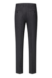 Dark Grey 3 Piece Peak Lapel Slim Fit Men's Wedding Suits