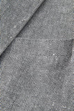 3 Piece Slim Fit Notched Lapel Men's Grey Suits