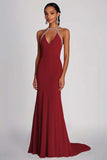 Sheath Pink Beaded Halter Long Chiffon Formal Dress