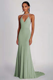 Sheath Pink Beaded Halter Long Chiffon Formal Dress