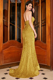Mermaid Sweetheart Hot Pink Sequins Long Prom Dress