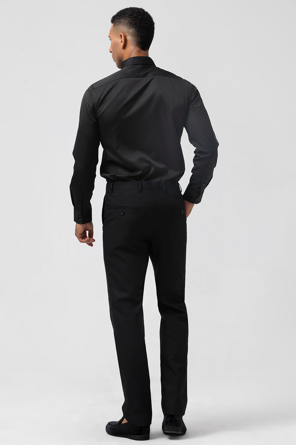 Royal Blue Peak Lapel Jacquard Men's Blazer