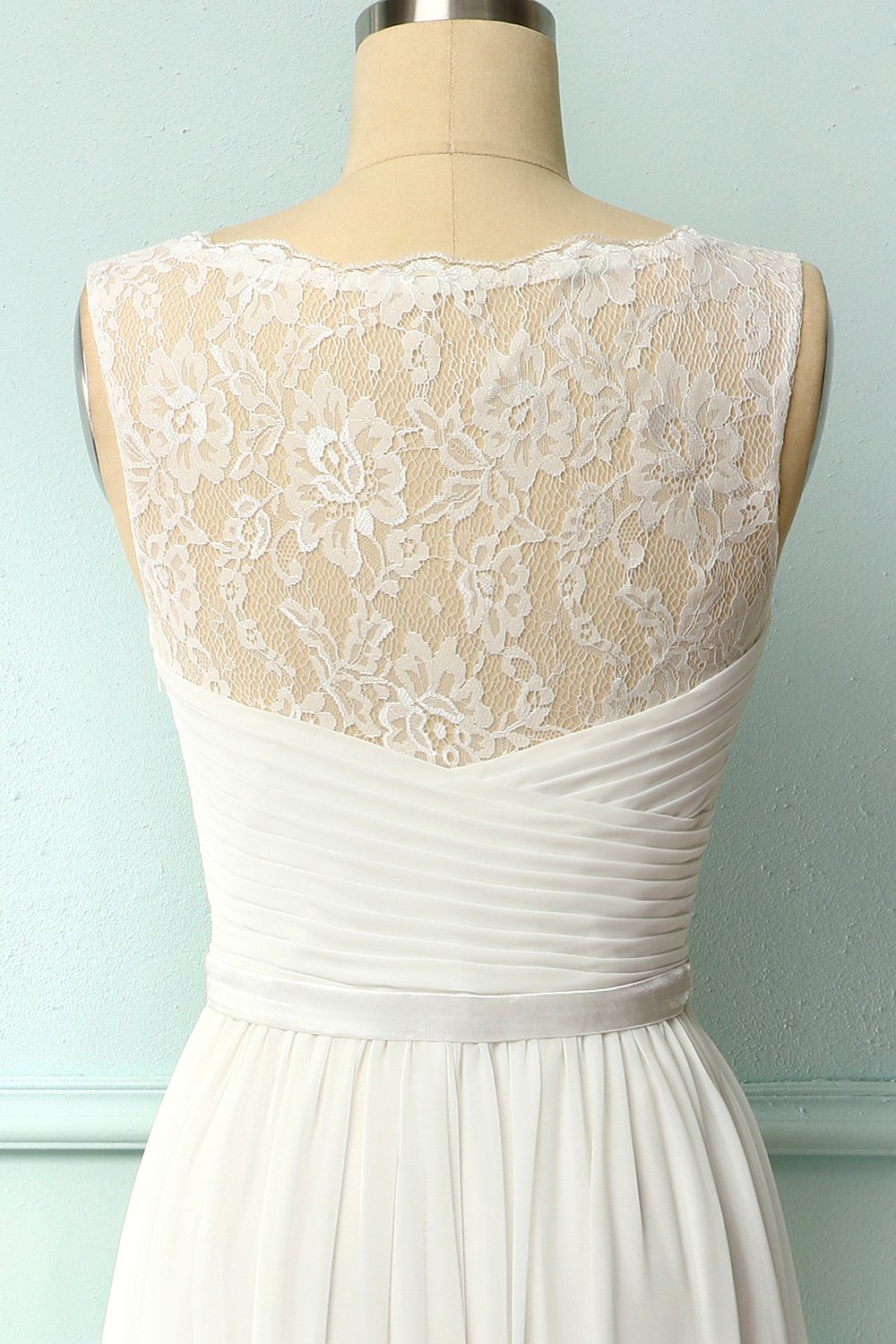 Ivory Long Bridesmaid Dress