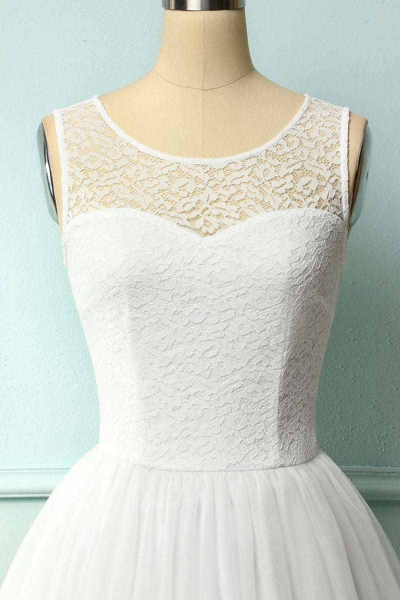 Load image into Gallery viewer, White Lace Graduation