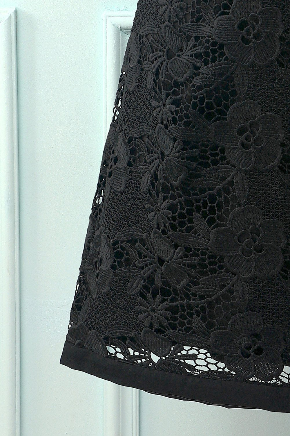 Black Floral Lace Dress