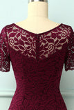 Burgundy Bodycon Dress